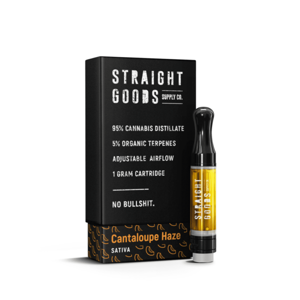 Straight Goods THC Cartridge - Cantaloupe Haze (1G)