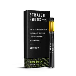 Straight Goods Disposable Pen - Lime Sorbet (1G)