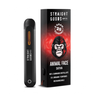 Straight Goods Disposable Pen – Animal Face (2G) buy weed online buy bulkcheapweed