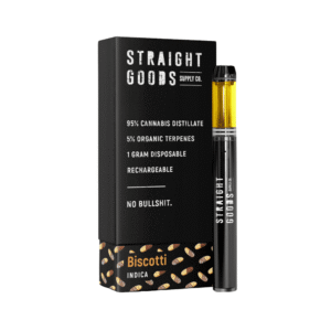 Straight Goods Disposable Pen – Biscotti (1G) buy weed online buy bulkcheapweed