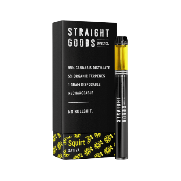 Straight Goods Disposable Pen - Squirt (1G)