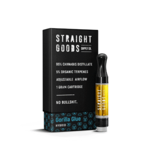 Straight Goods THC Cartridge – Gorilla Glue (1G) buy weed online buy bulkcheapweed