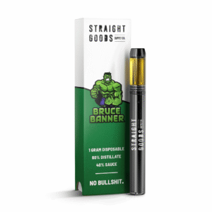 Straight Goods Terp Sauce Disposable – Bruce Banner (1G) buy weed online buy bulkcheapweed