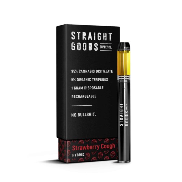 Straight Goods Disposable Pen - Strawberry Cough (1G)