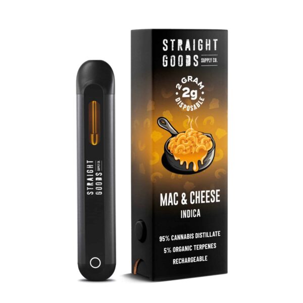 Straight Goods Disposable Pen - Mac & Cheese (2G)