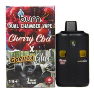 Burn 6 Gram Dual Chamber Disposable Vape – Cherry CBD + Gorilla Glue (3+3 Gram) buy weed online buy bulkcheapweed