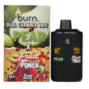 Burn 6 Gram Dual Chamber Disposable Vape – Pear + Fruit Punch  (3+3 Gram) buy weed online buy bulkcheapweed