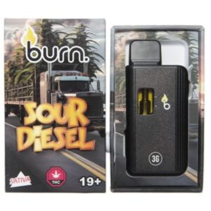 Burn – Sour Diesel 3 Grams Disposable Vape buy weed online buy bulkcheapweed