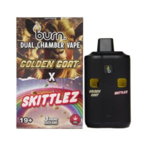 Burn Dual Chamber Vape – Golden Goat X Zkittles (3 Grams + 3 Grams) buy weed online buy bulkcheapweed