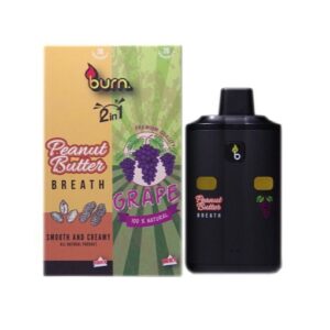 Burn Dual Chamber Vape – Peanut Butter Breath X Grape (2 Grams + 2 Grams) buy weed online buy bulkcheapweed