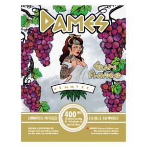 Dames Gummy Co. Grape (400mg THC) buy weed online buy bulkcheapweed