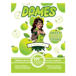 Dames Gummy Co. Green Apple (400mg THC) buy weed online buy bulkcheapweed
