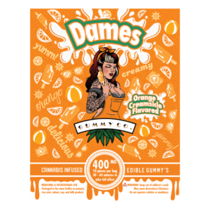Dames Gummy Co. Orange Creamsicle (400mg THC) buy weed online buy bulkcheapweed
