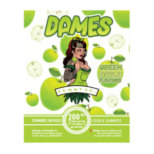 Dames Gummy Co. – Green Apple (200mg THC) buy weed online buy bulkcheapweed