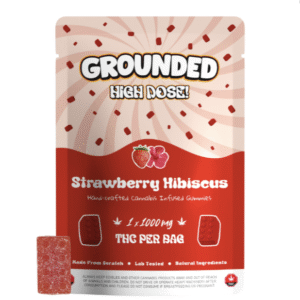 Grounded High Dose Bricks – Strawberry Hibiscus 1000mg Gummy buy weed online buy bulkcheapweed