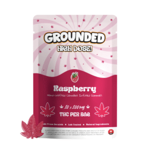 Grounded High Dose Leafs – Raspberry 1000mg Gummies buy weed online buy bulkcheapweed