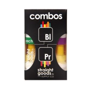 Straight Goods 2 In 1 Combos – Blue Lavender + Peach Ringz (2 x 1 Gram Carts) buy weed online buy bulkcheapweed