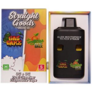 Straight Goods Dual Chamber Vape – Gas Cake + Tangerine Haze (3 Grams + 3 Grams) buy weed online buy bulkcheapweed