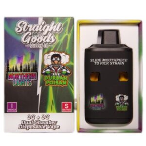 Straight Goods Dual Chamber Vape – Northern Lights + Durban Poison (3 Grams + 3 Grams) buy weed online buy bulkcheapweed