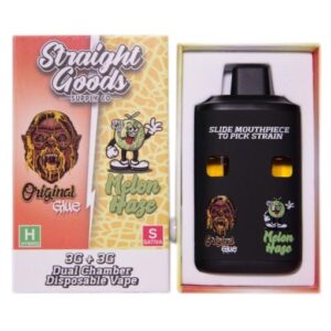 Straight Goods Dual Chamber Vape – Original Glue + Melon Haze (3 Grams + 3 Grams) buy weed online buy bulkcheapweed