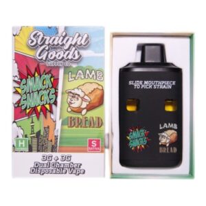 Straight Goods Dual Chamber Vape – Smack Snacks + Lamb Bread (3 Grams + 3 Grams) buy weed online buy bulkcheapweed