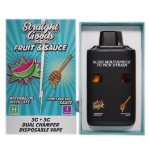 Straight Goods Dual Chamber Vape – Watermelon Distillate + Honey Boo Boo Sauce (3 Grams + 3 Grams) buy weed online buy bulkcheapweed