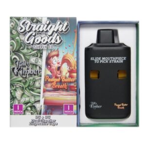 Straight Goods LCD Screen Dual Chamber Vape – Billy Kimber + Peanut Butter Breath (3 Grams + 3 Grams) buy weed online buy bulkcheapweed