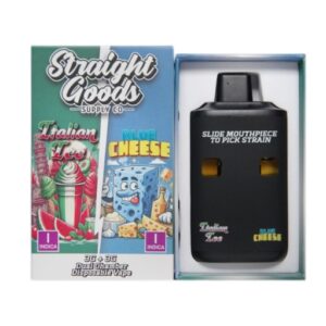 Straight Goods LCD Screen Dual Chamber Vape – Italian Ice + Blue Cheese (3 Grams + 3 Grams) buy weed online buy bulkcheapweed