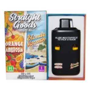 Straight Goods LCD Screen Dual Chamber Vape – Orange Ambrosia + Blonde Moroccan (3 Grams + 3 Grams) buy weed online buy bulkcheapweed
