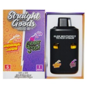 Straight Goods LCD Screen Dual Chamber Vape – Orange Soda + Grape Soda (3 Grams + 3 Grams) buy weed online buy bulkcheapweed
