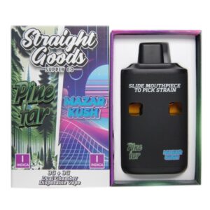 Straight Goods LCD Screen Dual Chamber Vape – Pine Tar + Mazar Kush (3 Grams + 3 Grams) buy weed online buy bulkcheapweed
