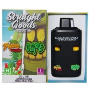 Straight Goods LCD Screen Dual Chamber Vape – Tropical Punch + Ogre  (3 Grams + 3 Grams) buy weed online buy bulkcheapweed