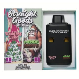 Straight Goods LCD Screen Dual Chamber Vape – Wedding Cake + Mendo Breath (3 Grams + 3 Grams) buy weed online buy bulkcheapweed