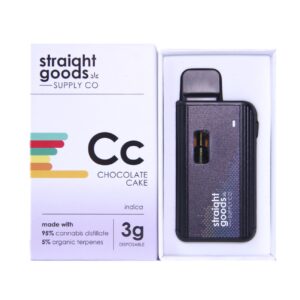 Straight Goods Supply Co. Disposable Pen – Chocolate Cake (3G) buy weed online buy bulkcheapweed