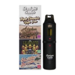 Straight Goods Triple Chamber Vape – Afghan Hashish + Lemonatti + Blonde Moroccan (3 Grams + 3 Grams + 3 Gram) buy weed online buy bulkcheapweed