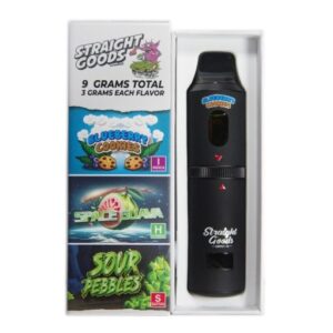 Straight Goods Triple Chamber Vape – Blueberry Cookies + Space Guava + Sour Pebbles (3 Grams + 3 Grams + 3 Gram) buy weed online buy bulkcheapweed
