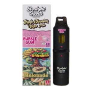Straight Goods Triple Chamber Vape – Bubble Gum + Apples and Banana + Melonade (3 Grams + 3 Grams + 3 Gram) buy weed online buy bulkcheapweed