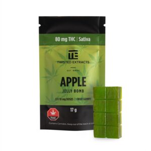 Twisted Extracts Apple Jelly Bomb (80mg THC) buy weed online buy bulkcheapweed