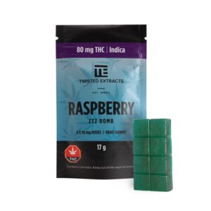 Twisted Extracts Blue Raspberry Zzz Bomb (80mg THC) buy weed online buy bulkcheapweed