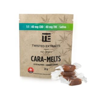 Twisted Extracts Cara-Melts 1:1 Sativa/ CBD (40mg THC + 40mg CBD) buy weed online buy bulkcheapweed