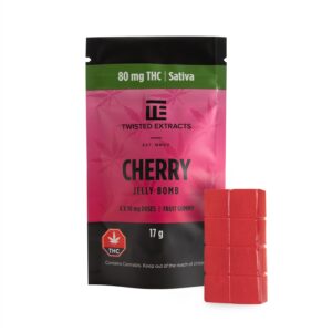 Twisted Extracts Cherry Jelly Bomb (80mg THC) buy weed online buy bulkcheapweed