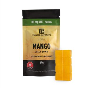 Twisted Extracts Mango Jelly Bomb (80mg THC) buy weed online buy bulkcheapweed