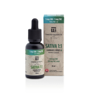Twisted Extracts Oil Drops Sativa 1:1 – Orange (150mg CBD + 150mg THC – 30ml) buy weed online buy bulkcheapweed