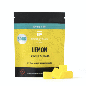 Twisted Extracts – Sour Lemon Twisted Singles (160 mg CBD) buy weed online buy bulkcheapweed