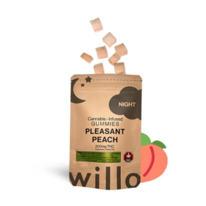 Willo 200mg THC Pleasant Peach (Night) Gummies buy weed online buy bulkcheapweed