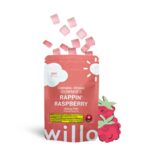 Willo 200mg THC Rappin’ Raspberry (Day) Gummies buy weed online buy bulkcheapweed