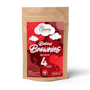 Dreamy Delite Red Velvet Brownies 400MG THC buy weed online buy bulkcheapweed