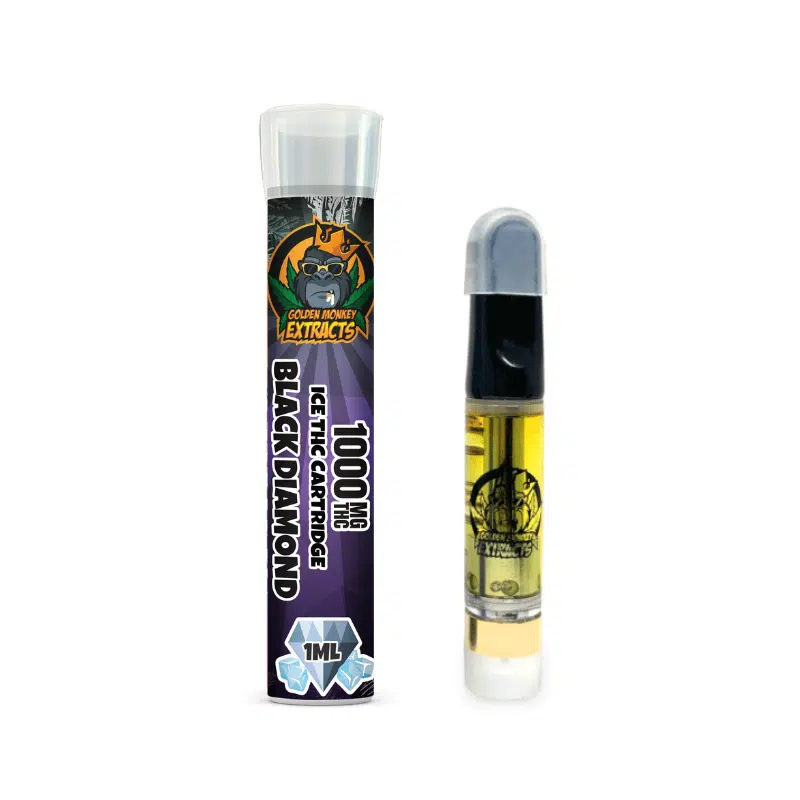 Golden Monkey Extracts ICED 1000MG THC Cartridge – Black Diamond Golden Monkey Extracts ICED 1000MG THC Cartridge – Black Diamond buy weed online buy bulkcheapweed
