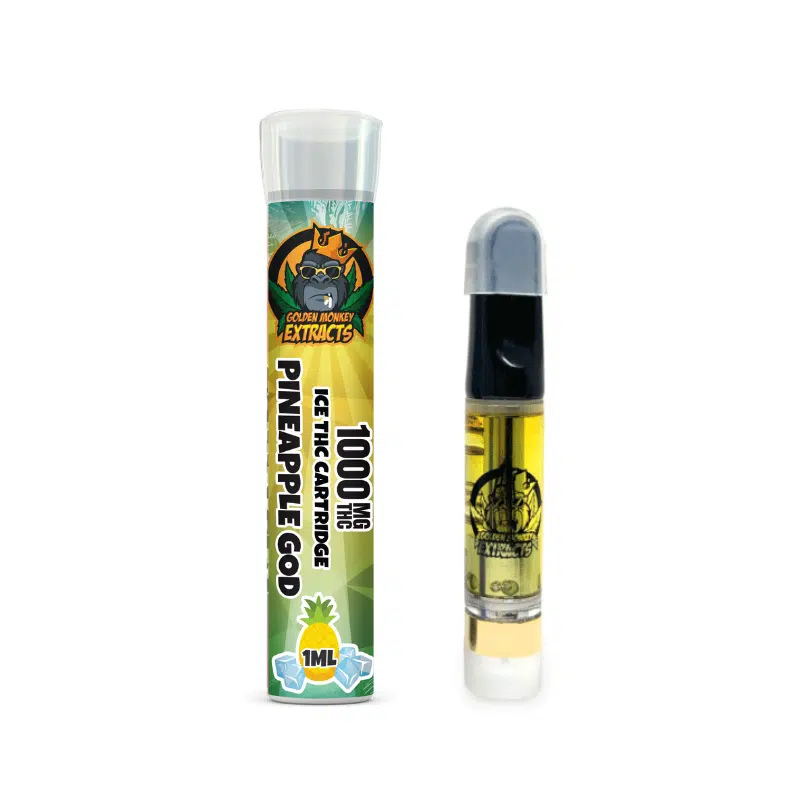 Golden Monkey Extracts ICED 1000MG THC Cartridge – Pineapple God Golden Monkey Extracts ICED 1000MG THC Cartridge – Pineapple God buy weed online buy bulkcheapweed