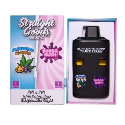 Straight Goods Dual Chamber Vape – Blueberry Cookies + Bubba Kush (3 Grams + 3 Grams) Straight Goods Dual Chamber Vape – Blueberry Cookies + Bubba Kush (3 Grams + 3 Grams) buy weed online buy bulkcheapweed